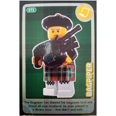 Visuel indicatif Rebrickable de Carte à collectionner, créer le monde - Bagpiper (Trading Card, Create The World - Bagpiper)