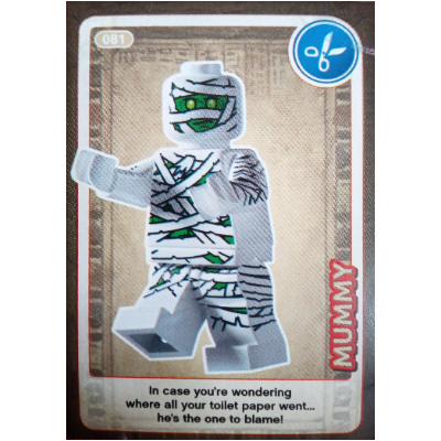 Visuel indicatif Rebrickable de Carte à collectionner, créer le monde - mommy (Trading Card, Create The World - Mummy)