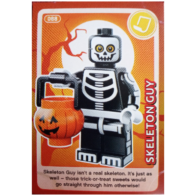 Visuel indicatif Rebrickable de Carte à collectionner, créer le monde - gars squelette (Trading Card, Create The World - Skeleton Guy)