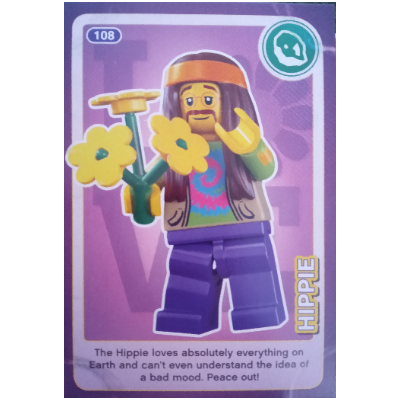 Visuel indicatif Rebrickable de Carte à collectionner, créez le monde - Hippie (Trading Card, Create The World - Hippie)