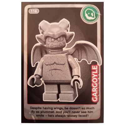 Visuel indicatif Rebrickable de Carte à collectionner, créez le monde - Gargoyle (Trading Card, Create The World - Gargoyle)
