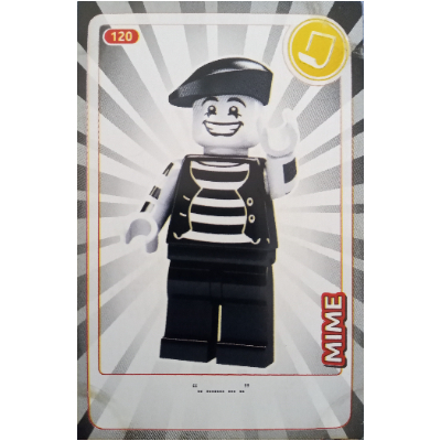 Visuel indicatif Rebrickable de Carte à collectionner, créer le monde - Mime (Trading Card, Create The World - Mime)