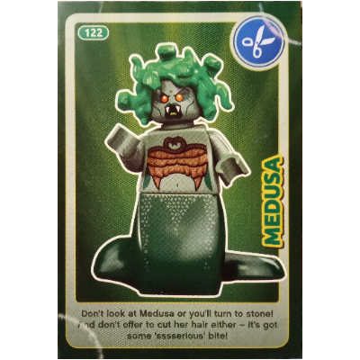Visuel indicatif Rebrickable de Carte à collectionner, créer le monde - Medusa (Trading Card, Create The World - Medusa)