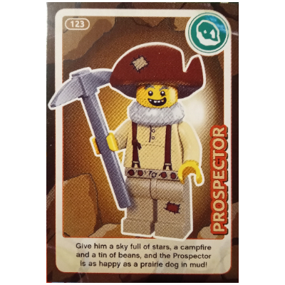 Visuel indicatif Rebrickable de Carte à collectionner, créer le monde - prospecteur (Trading Card, Create The World - Prospector)