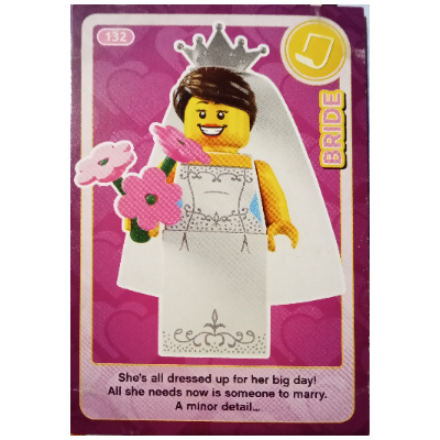 Visuel indicatif Rebrickable de Carte à collectionner, créer le monde - mariée (Trading Card, Create The World - Bride)