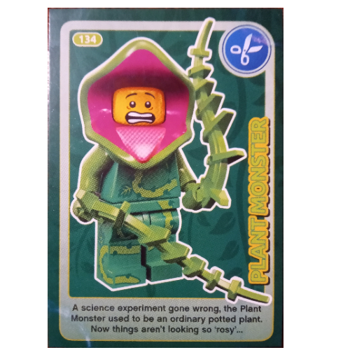 Visuel indicatif Rebrickable de Carte à collectionner, créer le monde - monstre végétal (Trading Card, Create The World - Plant Monster)