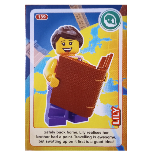 Visuel indicatif Rebrickable de Carte à collectionner, créer le monde - Lily (Trading Card, Create The World - Lily)
