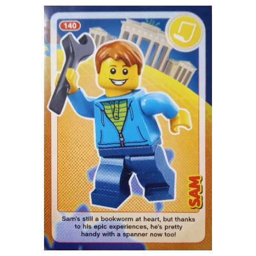 Visuel indicatif Rebrickable de Carte à collectionner, créer le monde - Sam (Trading Card, Create The World - Sam)