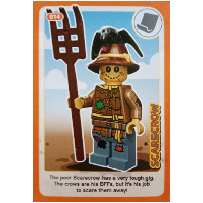 Visuel indicatif Rebrickable de Carte à collectionner, créer le monde des inventions incroyables - épouvantail (Trading Card, Create the World Incredible Inventions - Scarecrow)