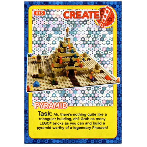 Visuel indicatif Rebrickable de Carte à collectionner, créer le monde des inventions incroyables - pyramide (feuille) (Trading Card, Create the World Incredible Inventions - Pyramid (Foil))