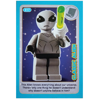 Visuel indicatif Rebrickable de Carte à collectionner, créer le monde Inventions incroyables - Alien classique (Trading Card, Create the World Incredible Inventions - Classic Alien)