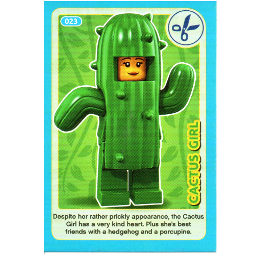 Visuel indicatif Rebrickable de Carte à collectionner, créer le monde des inventions incroyables - cactus fille (Trading Card, Create the World Incredible Inventions - Cactus Girl)