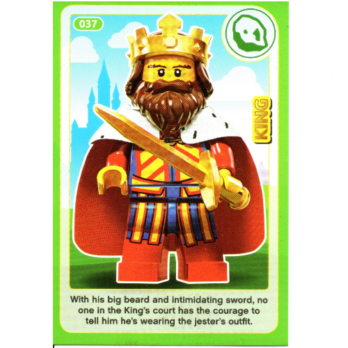 Visuel indicatif Rebrickable de Carte à collectionner, créer le monde des inventions incroyables - roi (Trading Card, Create the World Incredible Inventions - King)