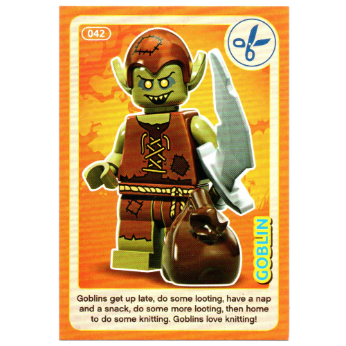 Visuel indicatif Rebrickable de Carte à collectionner, créer le monde Inventions incroyables - Goblin (Trading Card, Create the World Incredible Inventions - Goblin)