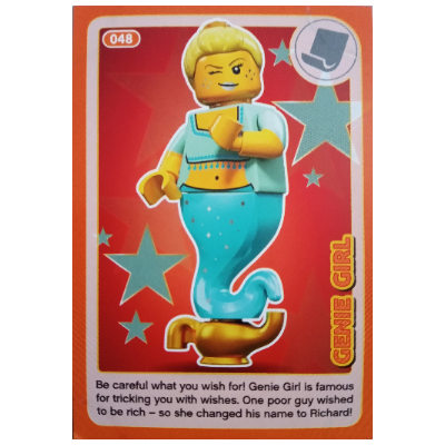 Visuel indicatif Rebrickable de Carte à collectionner, créer le monde des inventions incroyables - génie fille (Trading Card, Create the World Incredible Inventions - Genie Girl)