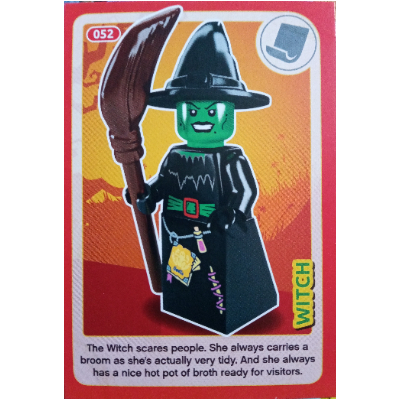 Visuel indicatif Rebrickable de Carte à collectionner, créer le monde Inventions incroyables - sorcière (Trading Card, Create the World Incredible Inventions - Witch)