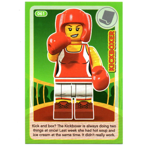 Visuel indicatif Rebrickable de Carte à collectionner, créer le monde Inventions incroyables - Kickboxer (Trading Card, Create the World Incredible Inventions - Kickboxer)