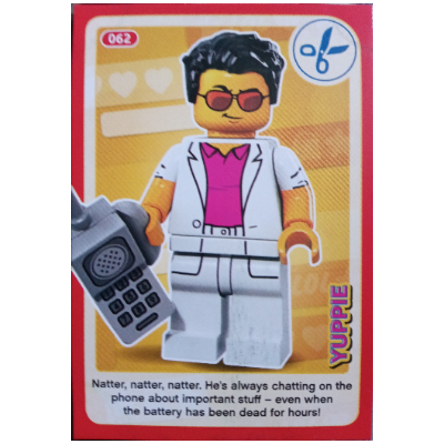 Visuel indicatif Rebrickable de Carte à collectionner, créer le monde Inventions incroyables - Yuppie (Trading Card, Create the World Incredible Inventions - Yuppie)