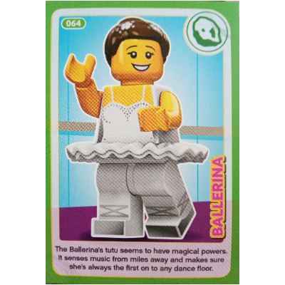 Visuel indicatif Rebrickable de Carte à collectionner, créer le monde Inventions incroyables - Ballerina (Trading Card, Create the World Incredible Inventions - Ballerina)