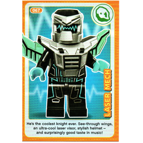 Visuel indicatif Rebrickable de Carte à collectionner, créer le monde Inventions incroyables - Laser Mech (Trading Card, Create the World Incredible Inventions - Laser Mech)