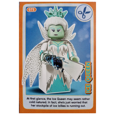 Visuel indicatif Rebrickable de Carte à collectionner, créer le monde Inventions incroyables - Ice Queen (Trading Card, Create the World Incredible Inventions - Ice Queen)