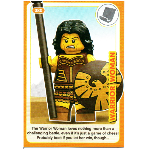 Visuel indicatif Rebrickable de Carte à collectionner, créer le monde Inventions incroyables - femme guerrière (Trading Card, Create the World Incredible Inventions - Warrior Woman)