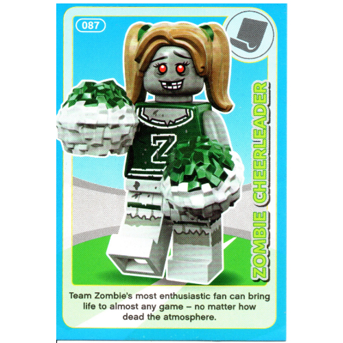 Visuel indicatif Rebrickable de Carte à collectionner, créer le monde Inventions incroyables - Zombie Cheerleader (Trading Card, Create the World Incredible Inventions - Zombie Cheerleader)