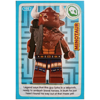 Visuel indicatif Rebrickable de Carte à collectionner, créer le monde Inventions incroyables - Minotaur (Trading Card, Create the World Incredible Inventions - Minotaur)