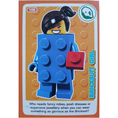 Visuel indicatif Rebrickable de Carte à collectionner, créer le monde Inventions incroyables - Bricksuit Girl (Trading Card, Create the World Incredible Inventions - Bricksuit Girl)