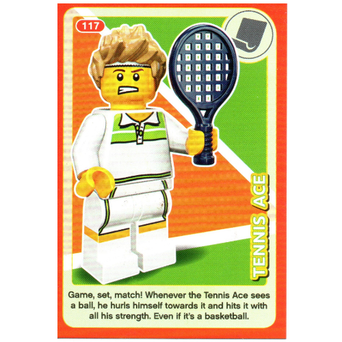 Visuel indicatif Rebrickable de Carte à collectionner, créer le monde Inventions incroyables - Tennis Ace (Trading Card, Create the World Incredible Inventions - Tennis Ace)