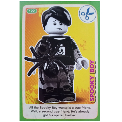 Visuel indicatif Rebrickable de Carte à collectionner, créer le monde des inventions incroyables - garçon effrayant (Trading Card, Create the World Incredible Inventions - Spooky Boy)
