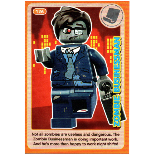 Visuel indicatif Rebrickable de Carte à collectionner, créer le monde Inventions incroyables - Homme d'affaires Zombie (Trading Card, Create the World Incredible Inventions - Zombie Businessman)