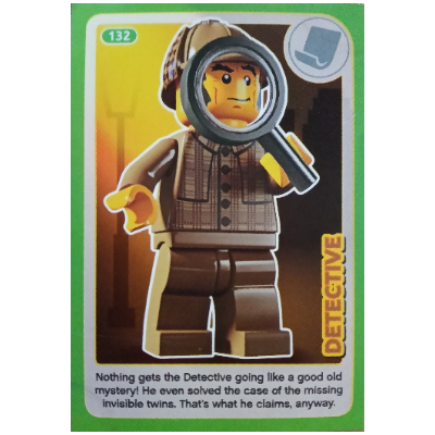 Visuel indicatif Rebrickable de Carte à collectionner, créer le monde Inventions incroyables - Détective (Trading Card, Create the World Incredible Inventions - Detective)