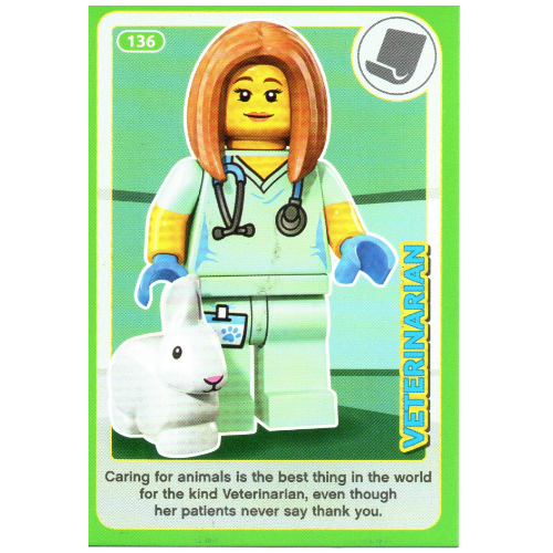 Visuel indicatif Rebrickable de Carte à collectionner, créer le monde Inventions incroyables - Vétérinaire (Trading Card, Create the World Incredible Inventions - Veterinarian)
