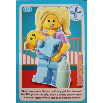 Visuel indicatif Rebrickable de Carte à collectionner, créer le monde des inventions incroyables - baby-sitter (Trading Card, Create the World Incredible Inventions - Babysitter)