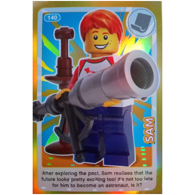 Visuel indicatif Rebrickable de Carte à collectionner, créer le monde Inventions incroyables - Sam [2] (feuillet) (Trading Card, Create the World Incredible Inventions - Sam [2] (foil))