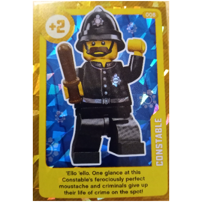 Visuel indicatif Rebrickable de Carte à collectionner, créer le monde vivant étonnamment - constable (feuille) (Trading Card, Create the World Living Amazingly - Constable (Foil))