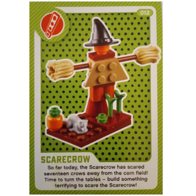Visuel indicatif Rebrickable de Carte à collectionner, créer le monde vivant étonnamment - Scarecrow (Trading Card, Create the World Living Amazingly - Scarecrow)