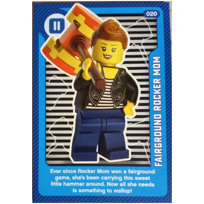 Visuel indicatif Rebrickable de Carte à collectionner, créez un monde vivant - Fairground Rocker Mum (Trading Card, Create the World Living Amazingly - Fairground Rocker Mum)