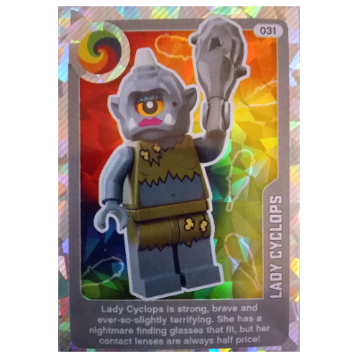 Visuel indicatif Rebrickable de Carte à collectionner, créer le monde vivant étonnamment - lady cyclops (feuille) (Trading Card, Create the World Living Amazingly - Lady Cyclops (Foil))