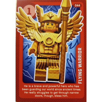 Visuel indicatif Rebrickable de Carte à collectionner, créer le monde vivant étonnamment - guerrier volant (Trading Card, Create the World Living Amazingly - Flying Warrior)