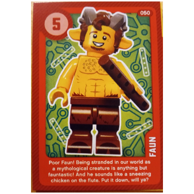 Visuel indicatif Rebrickable de Carte à collectionner, créez un monde vivant - Faun (Trading Card, Create the World Living Amazingly - Faun)