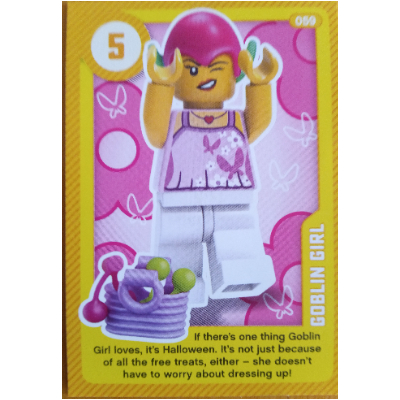 Visuel indicatif Rebrickable de Carte à collectionner, créer le monde vivant incroyablement - fille gobelin (Trading Card, Create the World Living Amazingly - Goblin Girl)