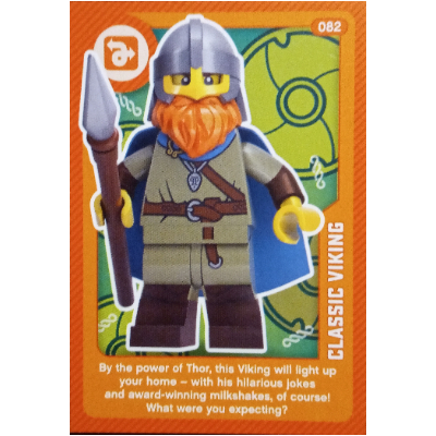 Visuel indicatif Rebrickable de Carte à collectionner, créer le monde vivant étonnamment - viking classique (Trading Card, Create the World Living Amazingly - Classic Viking)