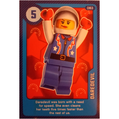 Visuel indicatif Rebrickable de Carte à collectionner, créez un monde vivant - Daredevil (Trading Card, Create the World Living Amazingly - Daredevil)