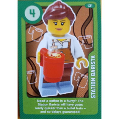 Visuel indicatif Rebrickable de Carte à collectionner, créez un monde vivant - Station Barista (Trading Card, Create the World Living Amazingly - Station Barista)