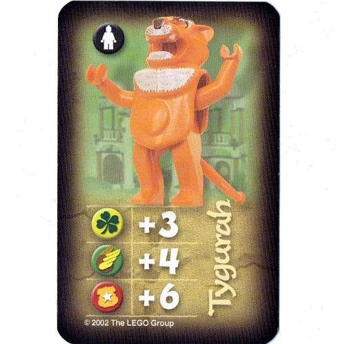 Visuel indicatif Rebrickable de Cartes à collectionner - tygurah (Trading Card, Orient, Baddies - Tygurah)