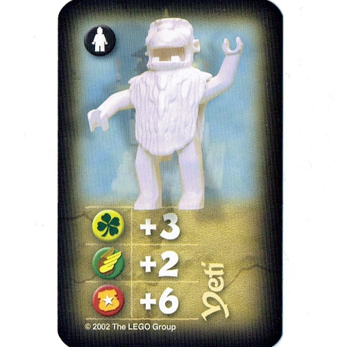 Visuel indicatif Rebrickable de Carte à collectionner, Orient, Baddies - Yeti (Trading Card, Orient, Baddies - Yeti)