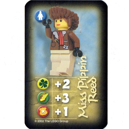 Visuel indicatif Rebrickable de Carte à collectionner, Orient, Héros - Miss Pippin Reed (Mont Everest) (Trading Card, Orient, Heroes - Miss Pippin Reed (Mount Everest))