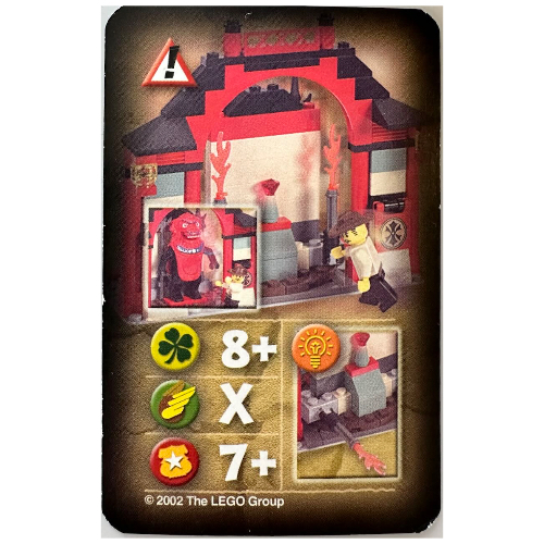Visuel indicatif Rebrickable de Carte à collectionner, Orient, Risques - Jun-Chi's Gate (Trading Card, Orient, Hazards - Jun-Chi's Gate)